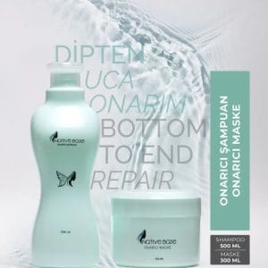 Nativebase Onarıcı Şampuan 500 ml - Onarıcı Maske 300 ml Set