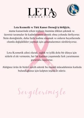 Meme Kanserinde Erken Teşhis: Hayat Kurtaran Bir Adım Leta Kozmetik 1 Leta Kozmetik