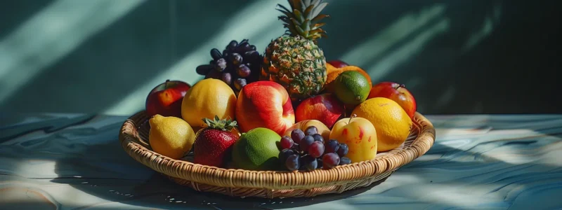 Saç Dökülmesini Önleyen En Etkili Vitaminler Ve Mineraller 8 saç dökülmesine karşı güçlü ve parlak saçları yansıtan renkli ve vitamin dolu bir meyve sepeti.