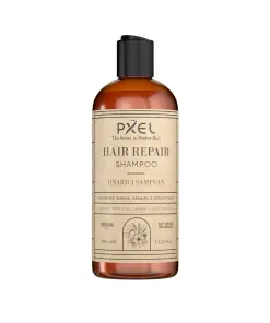 PXEL Saç Onarıcı Şampuan 400 ML | Yıpranmış Zayıf Saçlar | Onarıcı, Besleyici, Vegan Şampuan
