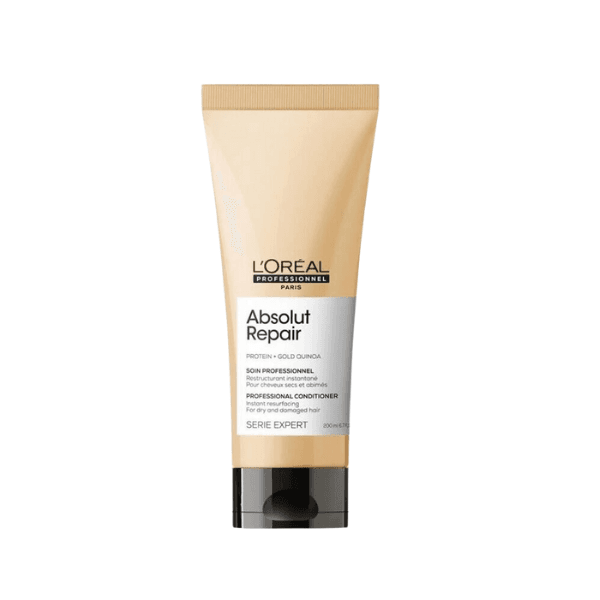 L’oréal Professionnel Absolut Repair Onarıcı Saç Kremi 200 Ml – Yıpranmış Saçlar İçin Besleyici Bakım 3 Absolut Repair Saç Kremi, yıpranmış ve işlem görmüş saçlar için geliştirilmiş yoğun onarıcı bakım sunar. Protein ve altın quinoa özü ile saç tellerini güçlendirir, kırılmaları azaltır ve saçı pürüzsüz, kolay taranabilir hâle getirir.
