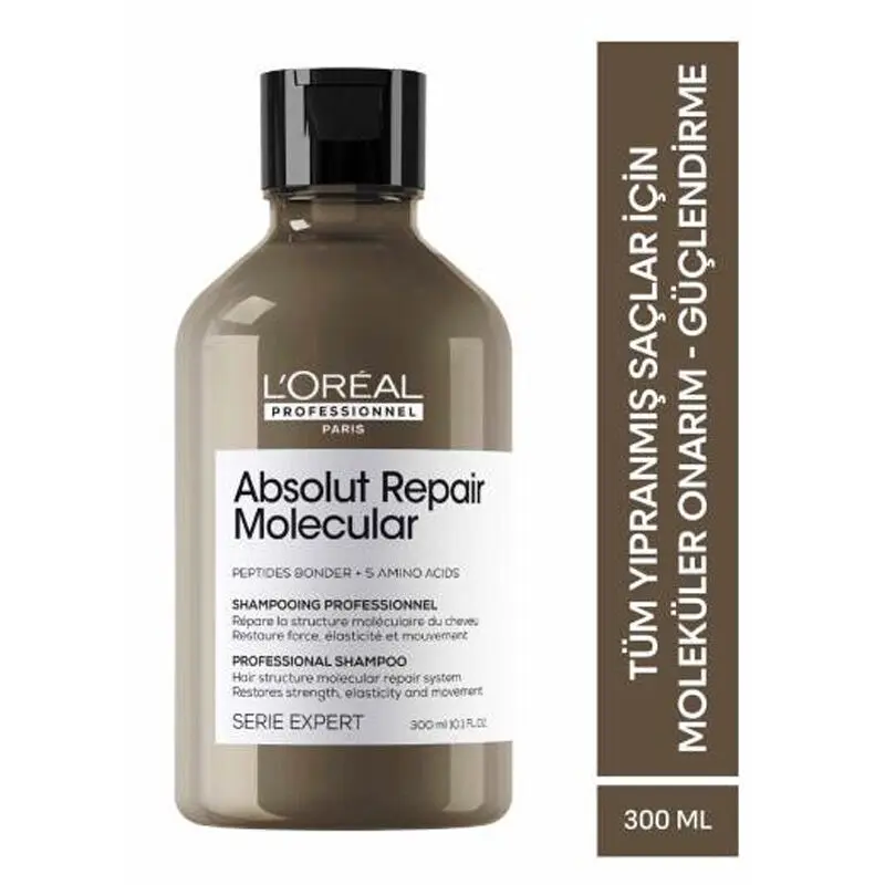 L’oréal Professionnel Absolut Repair Molecular Şampuan 300 Ml – Yıpranmış Saçlar İçin Onarıcı Ve Güçlendirici Temizlik 5 loreal-professionel-absolut-repair-molecular-yipranmis-saclar-icin-sampuan-300-ml-loreal-professionnel