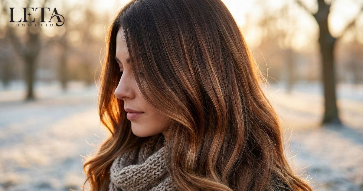 2026 Kestane Saç Rengi Trendleri: Doğal Işıltılar Ve Profesyonel Uygulama Rehberi 38 Molten Brunette (Erimiş Kestane)