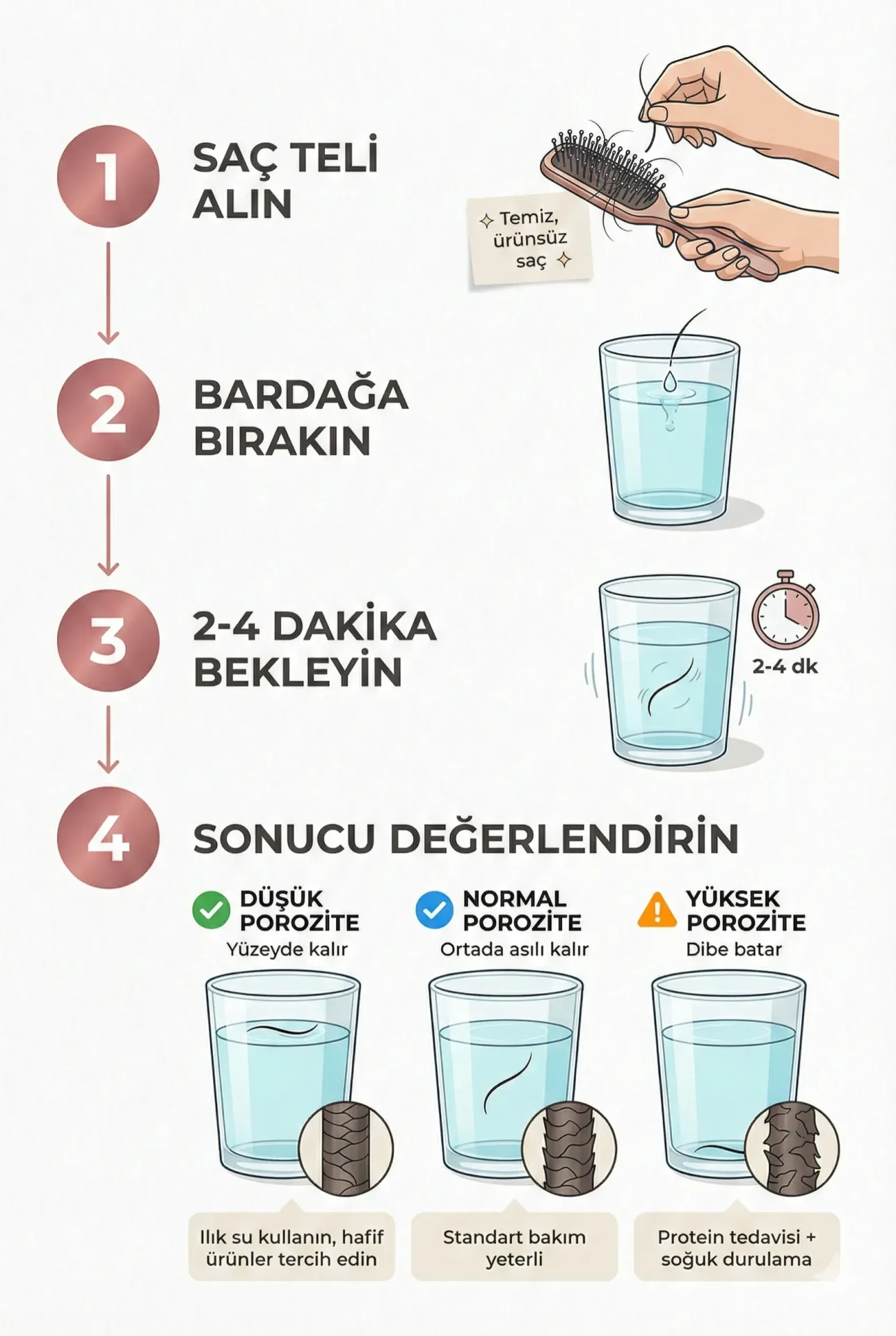 Porozite Testi: Saçınızın Nem Alma Kapasitesi