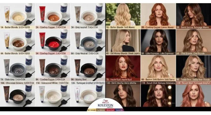 2026 Bahar Saç Rengi Trendleri Koleston Perfect ile 12 Trend Ton, Formüller ve Profesyonel Protokoller