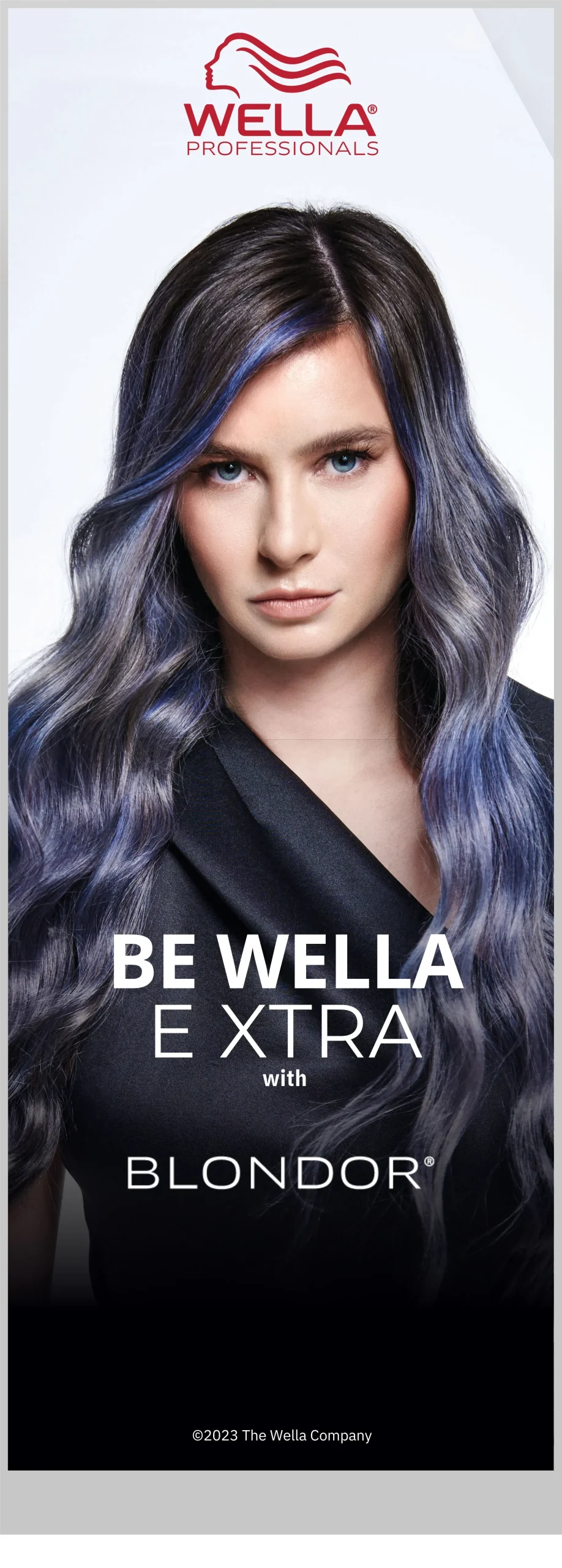 Wella Blondor Saç Açma Rehberi | Blondorplex &Amp; Teknikler 2026 16 wella-blondor-be-extra-kampanya-mavi-mor-sac-rengi