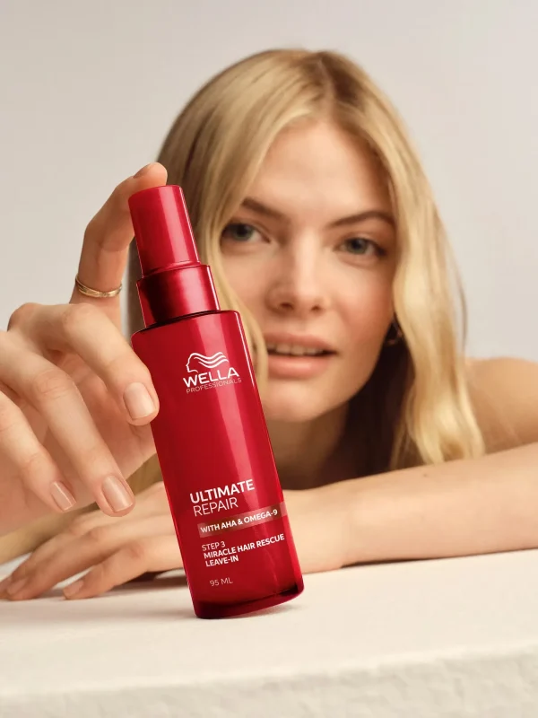 Wella Ultimate Repair Step 3 Miracle Hair Rescue Leave-In 95ml — AHA ve Omega-9 ile 90 saniyede onarım