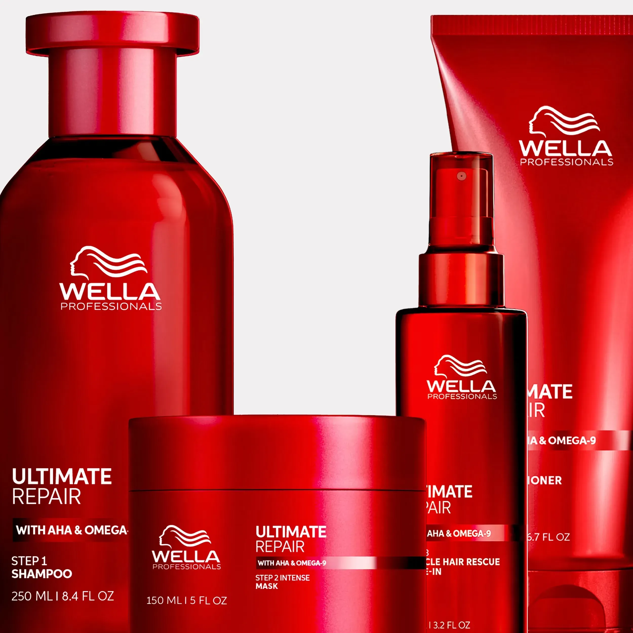 Wella Professionals Ultimate Repair serisi — Şampuan, Intense Maske, Miracle Hair Rescue ve Conditioner ürünleri. İlkbaharda Boyalı Saç Rengi Nasıl Korunur? 2026 İlkbahar Bakım Rehberi