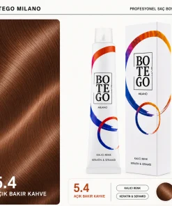 Botego Milano 5.4 Açık Bakır Kahve Saç Boyası 100 ml