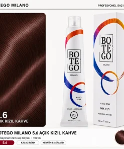 Botego Milano 5.6 Açık Kızıl Kahve Saç Boyası 100 ml