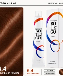 Botego Milano 6.4 Koyu Bakır Kumral Saç Boyası 100 ml