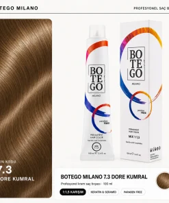Botego Milano 7.3 Dore Kumral Saç Boyası 100 ml