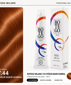 Botego Milano 7.44 Yoğun Bakır Kumral Saç Boyası 100 ml