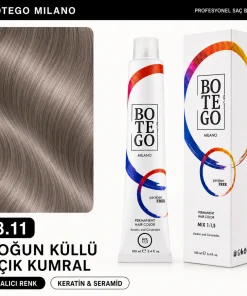 Botego Milano 8.11 Yoğun Küllü Açık Kumral Saç Boyası 100 ml