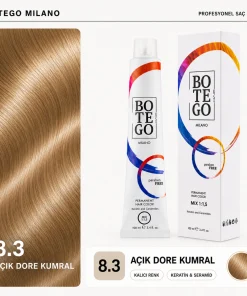 Botego Milano 8.3 Açık Dore Kumral Saç Boyası 100 ml
