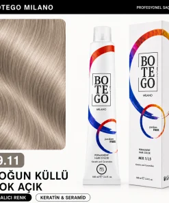 Botego Milano 9.11 Yoğun Küllü Çok Açık Saç Boyası 100 ml