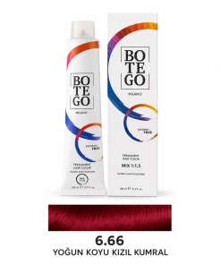 Botego Milano 6.66 Yoğun Koyu Kızıl Kumral Saç Boyası 100 Ml 7 Botego Milano 6.66 Yoğun Koyu Kızıl Kumral Saç Boyası 100 ml - Görsel 2