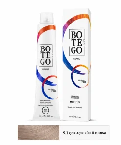 Botego Milano 9.1 Çok Açık Küllü Kumral Saç Boyası 100 Ml 7 Botego Milano 9.1 Çok Açık Küllü Kumral Saç Boyası 100 ml - Görsel 2
