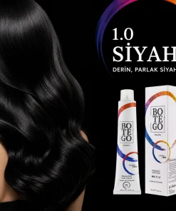 Botego Milano 1.0 Siyah Saç Boyası 100 ml - Görsel 3