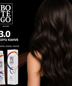 Botego Milano 3.0 Koyu Kahve Saç Boyası 100 Ml 8 Botego Milano 3.0 Koyu Kahve Saç Boyası 100 ml - Görsel 3