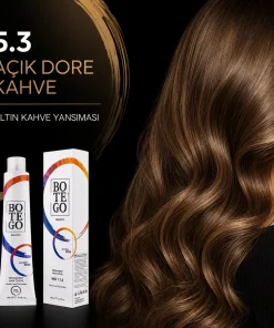 Botego Milano 5.3 Açık Dore Kahve Saç Boyası 100 ml - Görsel 3
