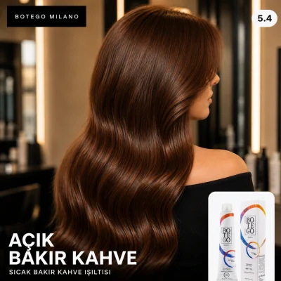 Botego Milano Kestane Saç Rengi Kaç Numara? 12 Botego Milano 5.4 Bakır ile boyanmış saç sonucu