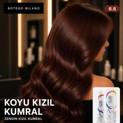 Botego Milano Kestane Saç Rengi Kaç Numara? 23 Botego Milano 6.6 Koyu Kızıl ile boyanmış saç sonucu