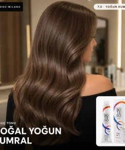 Botego Milano 7.0 Yoğun Kumral Saç Boyası 100 Ml 8 Botego Milano 7.0 Yoğun Kumral Saç Boyası 100 ml - Görsel 3