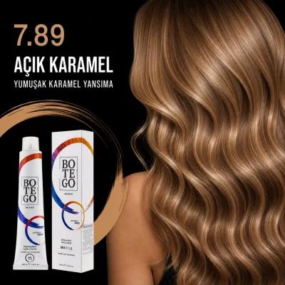 Botego Milano Kestane Saç Rengi Kaç Numara? 18 Botego Milano 7.89 Açık Karamel ile boyanmış saç sonucu