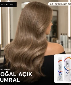 Botego Milano 8.0 Yoğun Açık Kumral Saç Boyası 100 ml - Görsel 3