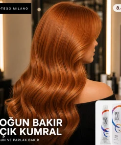Botego Milano 8.44 Yoğun Bakır Açık Kumral Saç Boyası 100 Ml 8 Botego Milano 8.44 Yoğun Bakır Açık Kumral Saç Boyası 100 ml - Görsel 3