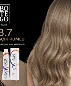 Botego Milano 8.7 Açık Kumlu Saç Boyası 100 Ml 8 Botego Milano 8.7 Açık Kumlu Saç Boyası 100 ml - Görsel 3