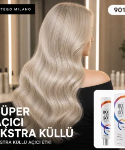 Botego Milano 901S Süper Açıcı Ekstra Küllü Saç Boyası 100 Ml 8 Botego Milano 901S Süper Açıcı Ekstra Küllü Saç Boyası 100 ml - Görsel 3
