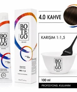 Botego Milano 4.0 Kahve Saç Boyası 100 ml - Görsel 4