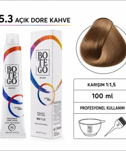 Botego Milano 5.3 Açık Dore Kahve Saç Boyası 100 ml - Görsel 4