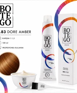 Botego Milano 7.83 Dore Amber Saç Boyası 100 Ml 9 Botego Milano 7.83 Dore Amber Saç Boyası 100 ml - Görsel 4