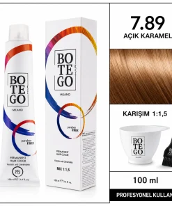 Botego Milano 7.89 Açık Karamel Saç Boyası 100 Ml 9 Botego Milano 7.89 Açık Karamel Saç Boyası 100 ml - Görsel 4