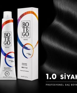 Botego Milano 1.0 Siyah Saç Boyası 100 ml