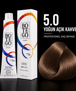 Botego Milano 5.0 Yoğun Açık Kahve Saç Boyası 100 ml