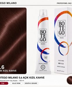 Botego Milano 5.6 Açık Kızıl Kahve Saç Boyası 100 ml