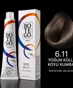 Botego Milano 6.11 Yoğun Küllü Koyu Kumral Saç Boyası 100 ml