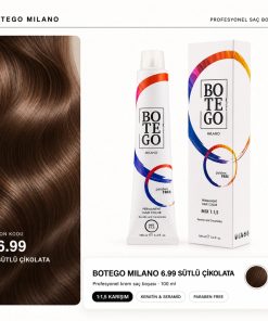 Botego Milano 6.99 Sütlü Çikolata Saç Boyası 100 ml