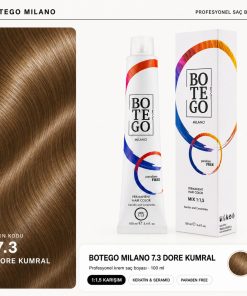 Botego Milano 7.3 Dore Kumral Saç Boyası 100 ml
