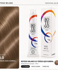 Botego Milano 8.0 Yoğun Açık Kumral Saç Boyası 100 ml